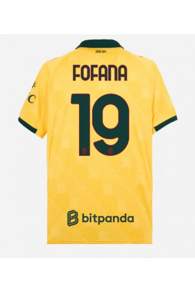 AC Milan Youssouf Fofana #19 Jalkapallovaatteet Kolmaspaita 2025-26 Lyhythihainen AC Milan Youssouf Fofana #19 Jalkapallovaatteet Kolmaspaita 2025-26 Lyhythihainen